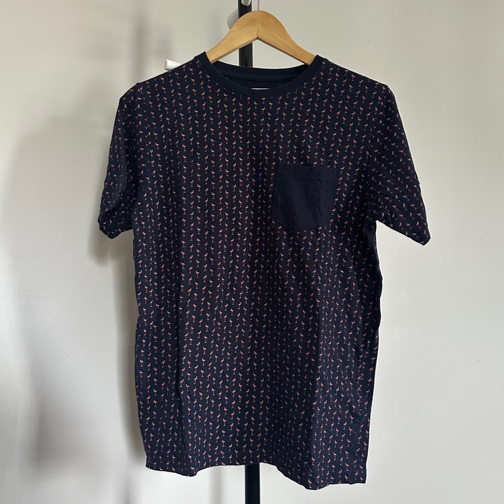 Native Code flamingo printed T-shirt tee